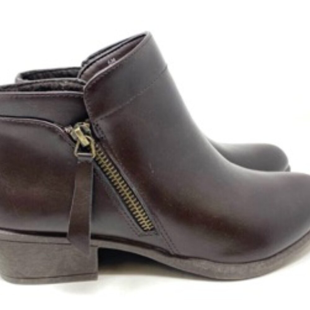 Unionbay Inconic Women's Ankle Bootie Zipper Brown Size 6